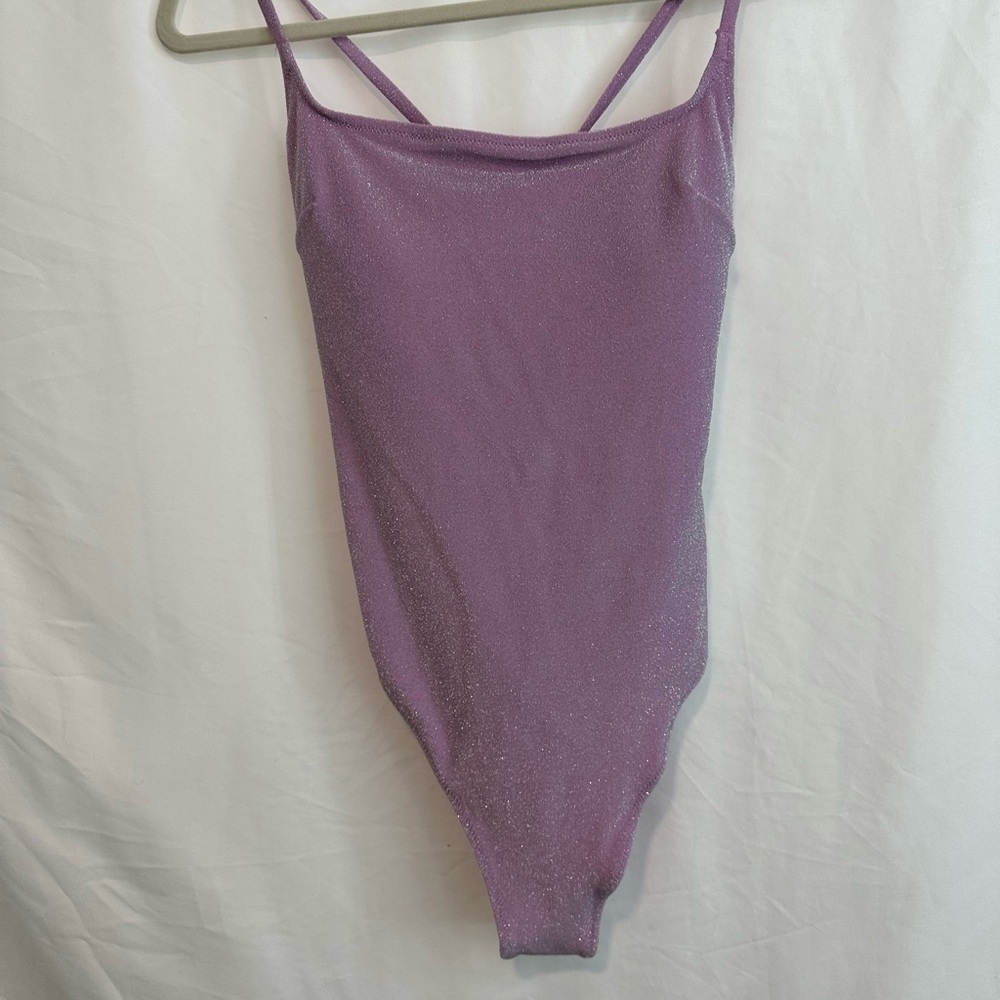 H&M lilac one piece swimsuit